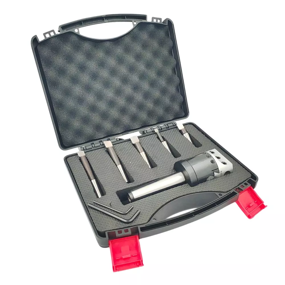 A.D INTERNATIONAL Boring Head Diameter 2 inch (50 mm) with 5 Pcs HSS Boring Bars
