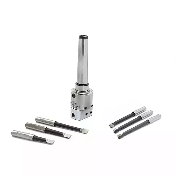 Buyohlic International 38 mm Boring Head 1 Div 0.015 mm 3MT Shank with HSS and Carbide Brazed Tools, VA-6B9Z-Y97S