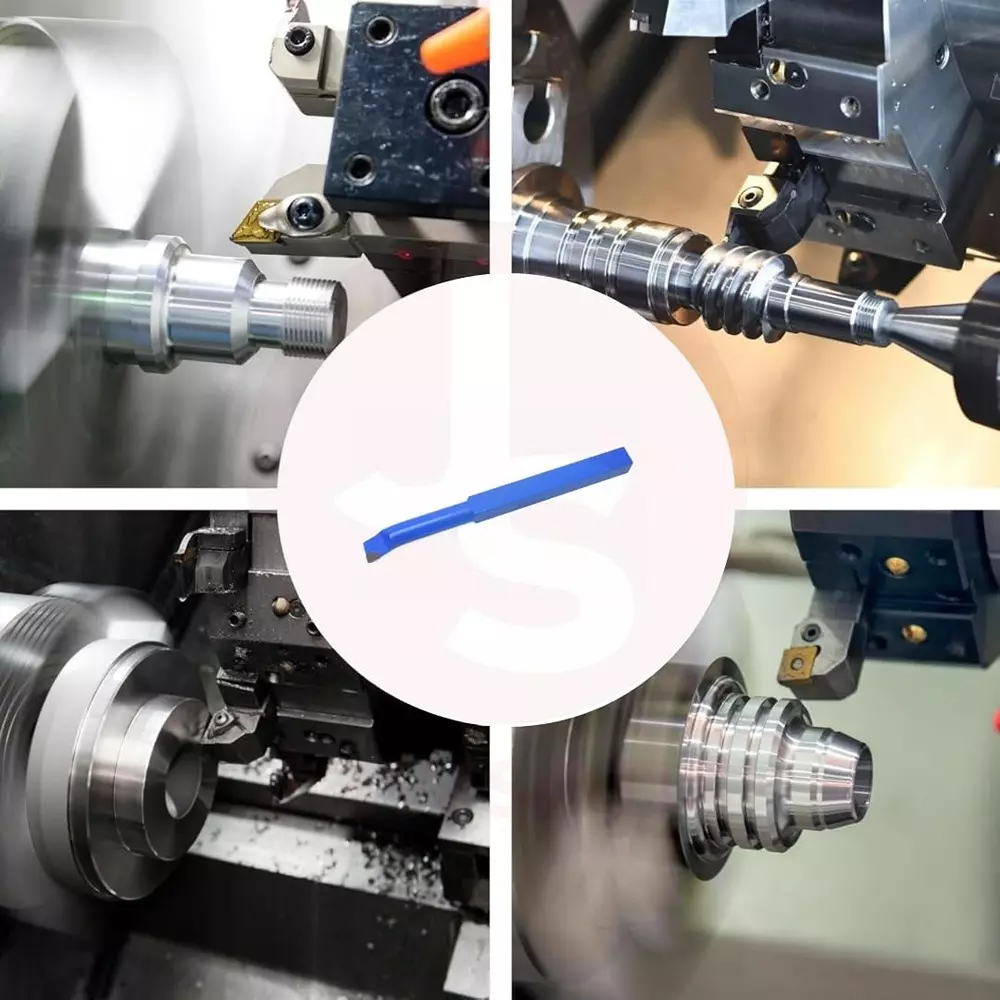 Jawsons Carbide Tipped Boring Bit DIN 4974R P30 8x8 mm ‎Straight Shank, Blue