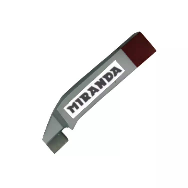 MIRANDA TOOLS Cranked Finishing Tool ISO 3 (123) Standard P20 Grade Right Hand, Shank Size 1616 mm & Length 110 mm