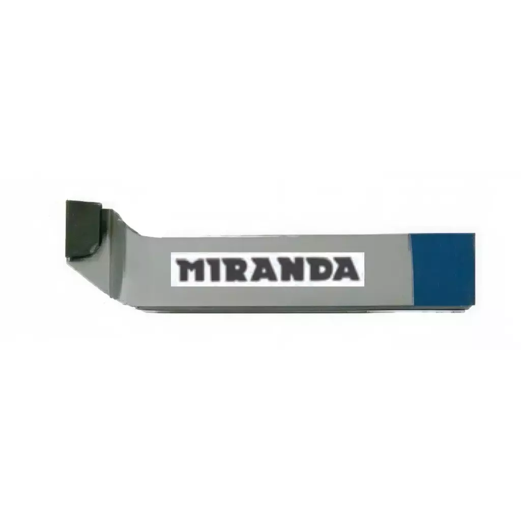 MIRANDA TOOLS Cranked Facing Tool ISO 5 (126) Standard K20 Grade Right Hand, Shank Size 5/8 inch (15.87 mm) & Length 110 mm