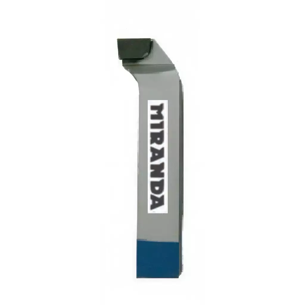 MIRANDA TOOLS Cranked Facing Tool ISO 5 (126) Standard P20 Grade Right Hand, Shank Size 1212 mm & Length 100 mm