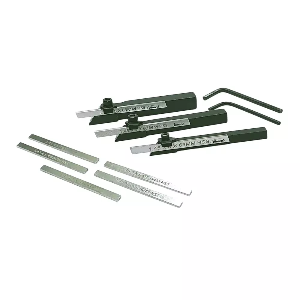 A.D INTERNATIONAL Mini Cut off Parting Tool Holder with 6, 8, 10 mm Square Shank for Unimat, Seig, Emco, Proxxon's, Grizzly Small Lathes
