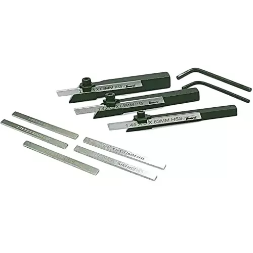 A.D INTERNATIONAL Mini Cut off Parting Tool Holder with 6, 8, 10 mm Square Shank for Unimat, Seig, Emco, Proxxon's, Grizzly Small Lathes, 7N-AJ82-MXJ8