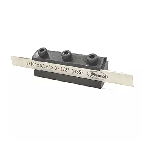Assorts T-Parting Cut off Holder with Blade Quality Tool Steel 1.58x12.7x88.90 mm 10 mm Shank Dia