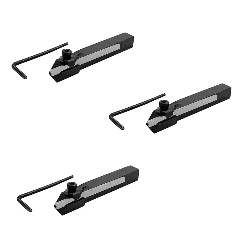 Buyohlic International 6 mm Square Parting Tool + HSS Blade for Small Unimat and EMCO Lathes, NY-KGB5-GTM8 (Pack of 3 Kit)