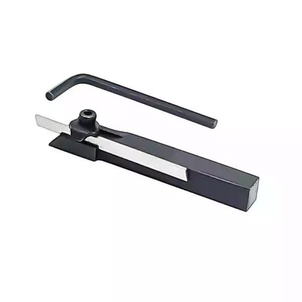 Buyohlic International Mini Cut off Parting Tool Holder with 10x10 mm Square Shank for Unimat, Seig, Emco, Proxxon's, Grizzly Small Lathes, LP-KTC7-7VVT