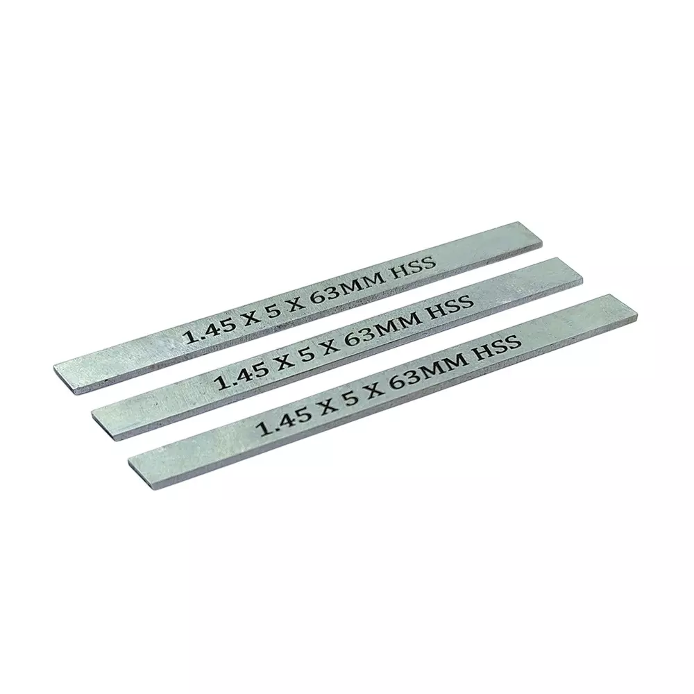 A.D INTERNATIONAL Mini Cut off Parting Tool Holder Blades Size 1.45 x 5 x 63 mm for Unimat, Seig, Emco, Proxxon's, Grizzly Small Lathes