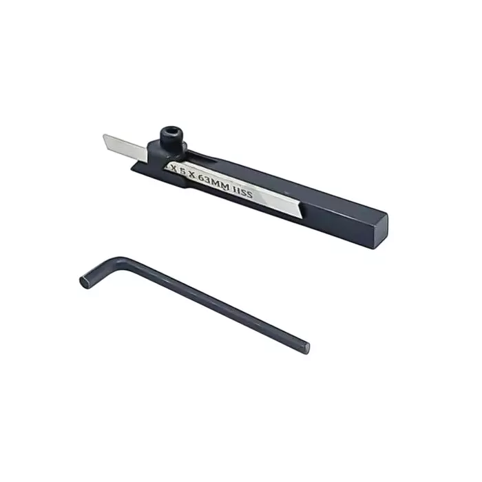 A.D INTERNATIONAL Mini Cut off Parting Tool Holder with 8x8 mm Square Shank for Unimat, Seig, Emco, Proxxon's, Grizzly Small Lathes, WB-3HZ9-M068