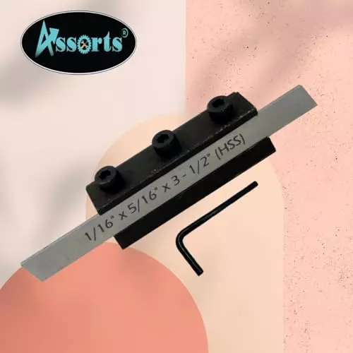 Assorts Parting Tool Tool Steel 1.58x7.93x88.9 mm 8 mm Shank Size for Metalworking