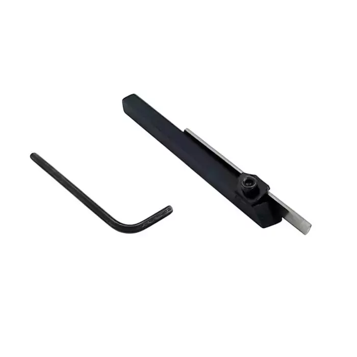 A.D INTERNATIONAL Mini Cut off Parting Tool Holder with 6x6 mm Square Shank for Unimat, Seig, Emco, Proxxon's, Grizzly Small Lathes, 8U-B8SQ-95IU (Pack of 3 Kit)