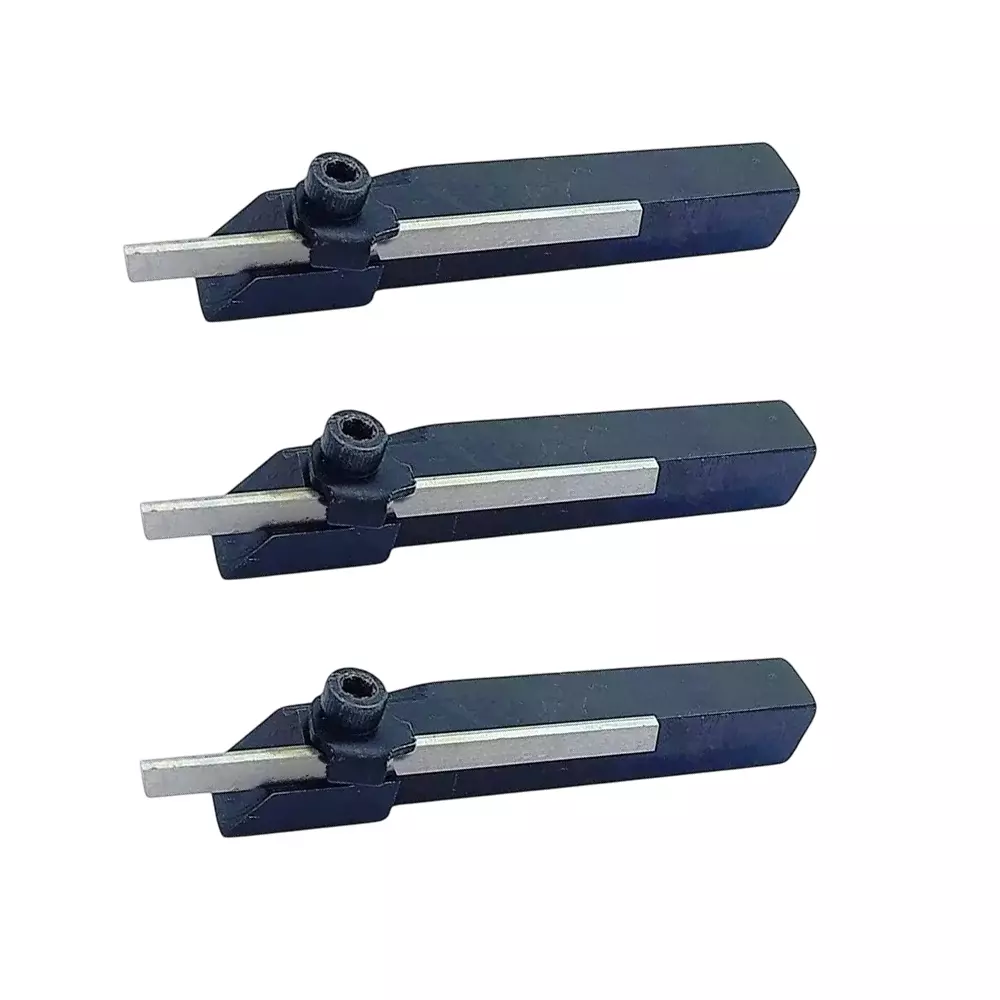 Buyohlic International Mini Cut off Parting Tool and HSS Blade with 10 mm Square Shank for Emco Unimat Lathes, 8Z-GVLF-HH15 (Pack of 3 Kit)