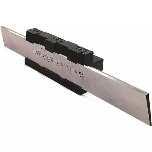 A.D INTERNATIONAL Parting Cut Off Tool Holders with 1/8 x 3/4 x 6 inch Blade Size 12 mm Shank with Adjustable Center Height, ZA-76C4-GINT