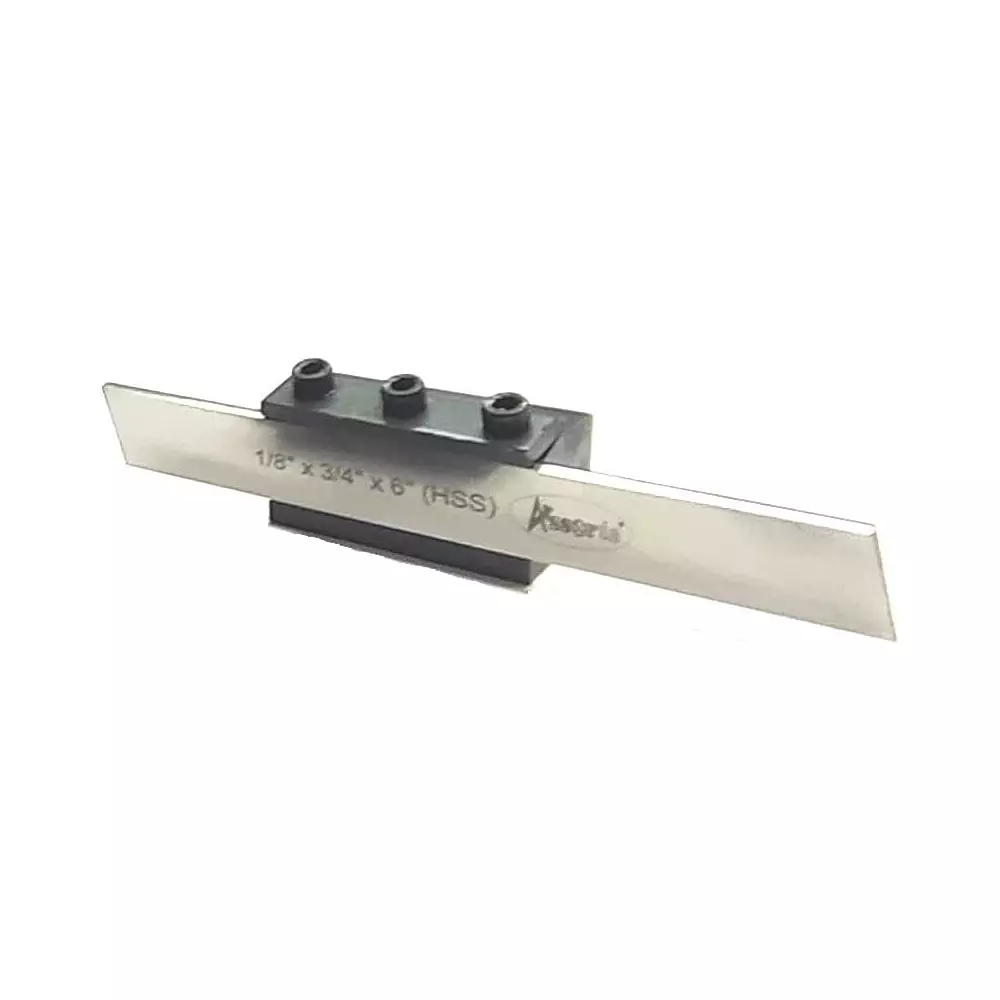 MachEl Lathe Cut-Off Tool with T-Parting Holder and 12 mm Blade