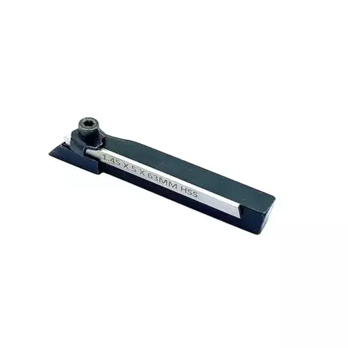 A.D INTERNATIONAL Mini Cut off Parting Tool and HSS Blade with 10 mm Square Shank for Emco Unimat Lathes, 8Z-GVLF-HH15 (Pack of 3 Kit)