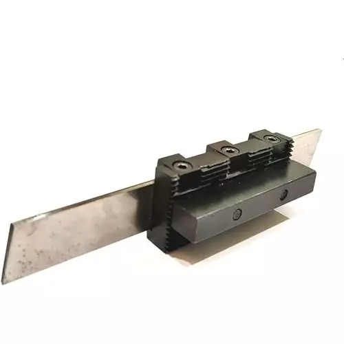 A.D INTERNATIONAL Parting Cut Off Tool Holders with 1/8 x 3/4 x 6 inch Blade Size 10 mm Shank with Adjustable Center Height, R9-LMVF-4ET9