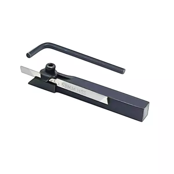 A.D INTERNATIONAL Mini Cut off Parting Tool Holder with 10x10 mm Square Shank for Unimat, Seig, Emco, Proxxon's, Grizzly Small Lathes, LP-KTC7-7VVT