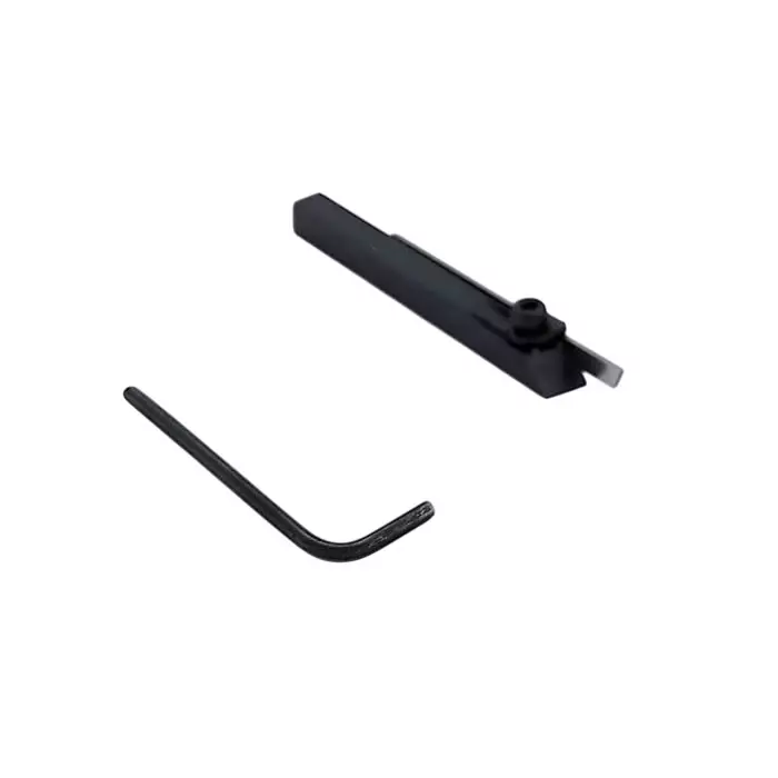 A.D INTERNATIONAL Mini Cut off Parting Tool Holder with 10x10 mm Square Shank for Unimat, Seig, Emco, Proxxon's, Grizzly Small Lathes, LP-KTC7-7VVT