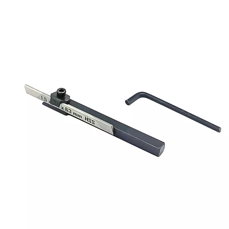 A.D INTERNATIONAL Mini Cut off Parting Tool Holder with 10x10 mm Square Shank for Unimat, Seig, Emco, Proxxon's, Grizzly Small Lathes, LP-KTC7-7VVT