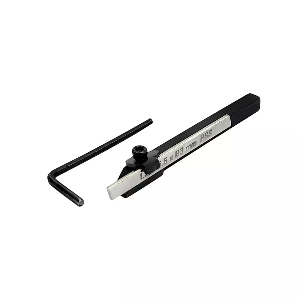 A.D INTERNATIONAL Mini Cut off Parting Tool Holder with 6x6 mm Square Shank for Unimat, Seig, Emco, Proxxon's, Grizzly Small Lathes, 8U-B8SQ-95IU