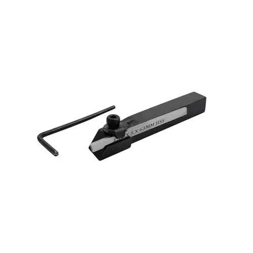 A.D INTERNATIONAL Mini Cut off Parting Tool Holder with 6x6 mm Square Shank for Unimat, Seig, Emco, Proxxon's, Grizzly Small Lathes, 8U-B8SQ-95IU