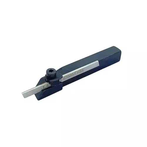 A.D INTERNATIONAL Mini Cut off Parting Tool and HSS Blade with 10 mm Square Shank for Emco Unimat Lathes, 8Z-GVLF-HH15