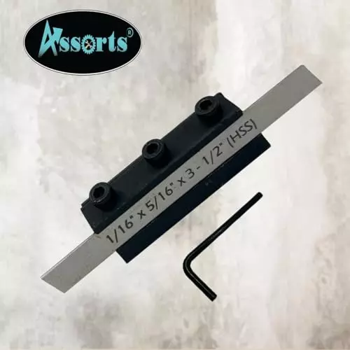 Assorts Parting Tool Tool Steel 1.58x7.93x88.9 mm 10 mm Shank Size for Metalworking
