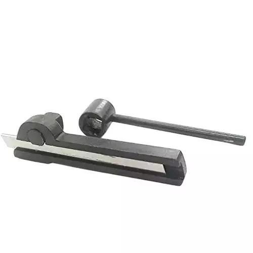 Buyohlic International Parting Cut Off Tool Holder With No Extra Blade, 13.95 mm Width and Blade Size 1/16 x 5/16 x 3-1/2 inch, L8-MCNC-QWKB