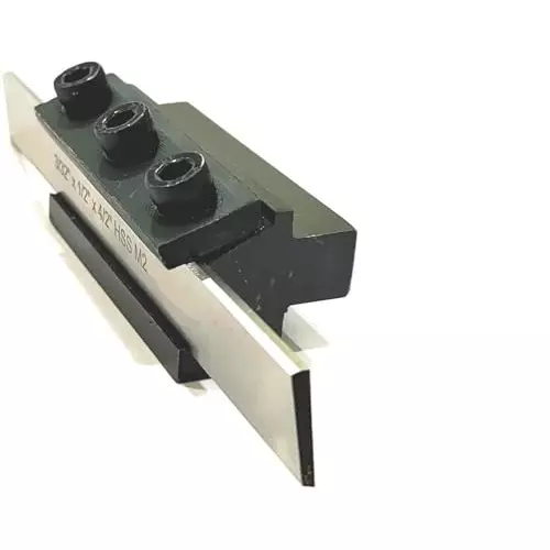 A.D INTERNATIONAL T-Parting Cut Off Holder with Blade, 10 mm Shank and 3/32 x 1/2 x 4-1/2 inch Blade Size, DY-3OP6-EK5O