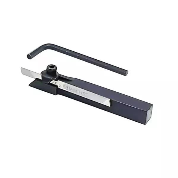 A.D INTERNATIONAL Mini Cut off Parting Tool Holder with 10x10 mm Square Shank for Unimat, Seig, Emco, Proxxon's, Grizzly Small Lathes, LP-KTC7-7VVT (Pack of 3 Kit)