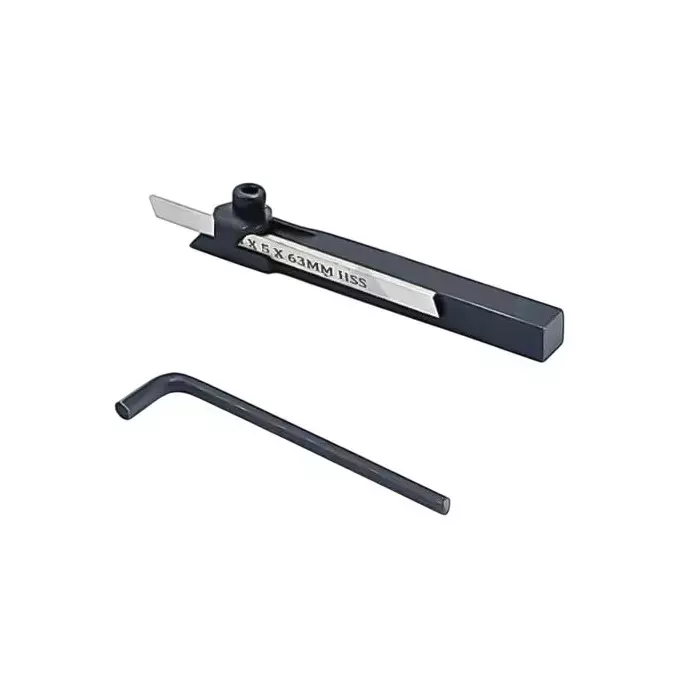 A.D INTERNATIONAL Mini Cut off Parting Tool Holder with 10x10 mm Square Shank for Unimat, Seig, Emco, Proxxon's, Grizzly Small Lathes, LP-KTC7-7VVT (Pack of 3 Kit)