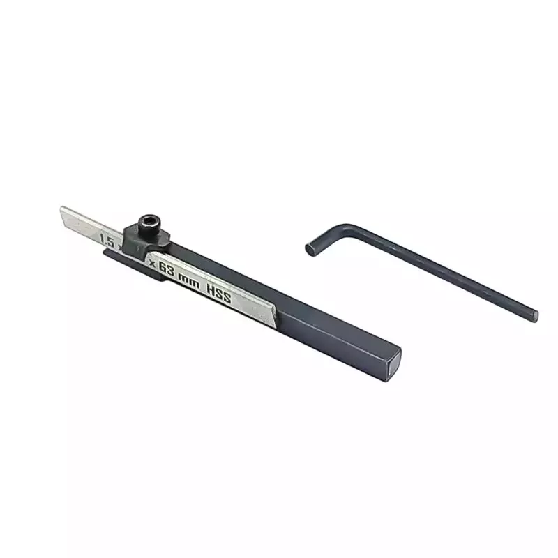 A.D INTERNATIONAL Mini Cut off Parting Tool Holder with 10x10 mm Square Shank for Unimat, Seig, Emco, Proxxon's, Grizzly Small Lathes, LP-KTC7-7VVT (Pack of 3 Kit)