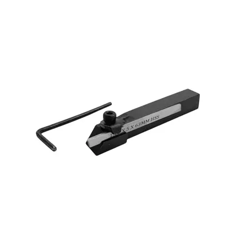 A.D INTERNATIONAL Mini Cut off Parting Tool and HSS Blade with 8 mm Square Shank for Emco Unimat Lathes, G0-AX6V-3YI9