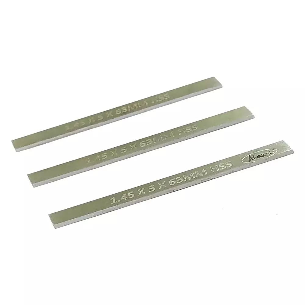 Assorts Spare Parting Blades High Speed Steel 1.45x5x63 mm (Pack of 3)