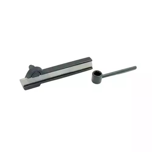 Buyohlic International Lathe Cut Off Parting Tool Holder with HSS Blade Size 3/32 inch x 5/8 inch x 5 inch (2.3x15.8x127 mm) & Wrench, PI-PUML-P248