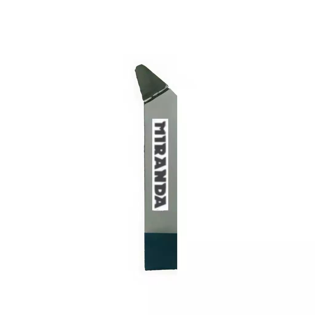 MIRANDA TOOLS Cranked Round Nose Turning Tool ISO 115 Standard P30 Grade Right Hand, Shank Size 2525 mm & Length 140 mm