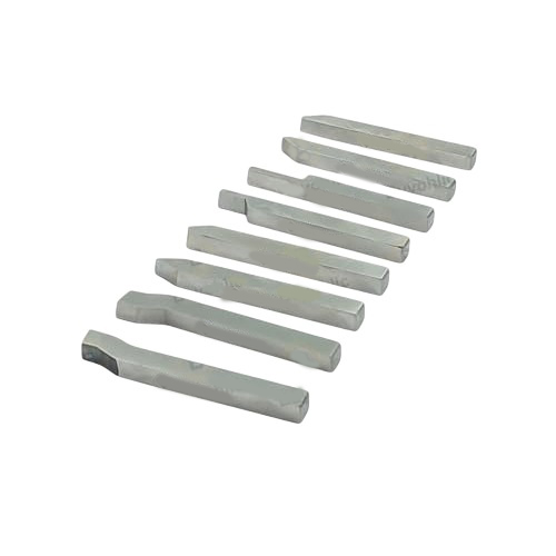 A.D INTERNATIONAL HSS M2 Lathe Form Tool Set 10x10x100 mm Shank Size Hard and Ground - Turning, Threading Machine Tools, 3V-M2GV-DP2X (Set of 8)