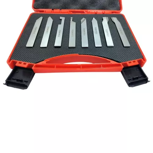 Buyohlic International HSS M2 Lathe Form Tool Set 6x6x63 mm Shank Size Hard and Ground - Turning, Threading Machine Tools, PQ-FWQG-P20E (Set of 8)
