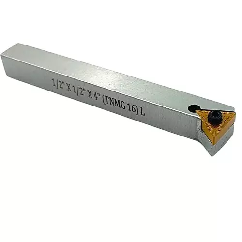 A.D INTERNATIONAL Indexable Tool Bit with 1/2 inch (12.7 mm) Square Shank for Fly Cutter, Milling, Metalworking, Facing, AI-68ML-OYFE