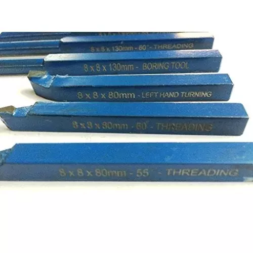 Assorts Quality Carbide Brazed Tool Set 8x8 mm Square Shank (Pack of 6)