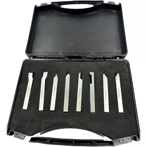 MachEl HSS Lathe Form Tool Set 8x8x80 mm Square Shank