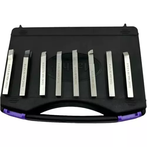 MachEl HSS Lathe Form Tool Set 8x8x80 mm Square Shank