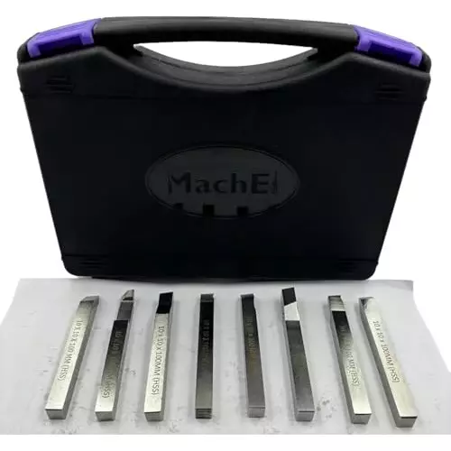 MachEl HSS Lathe Form Tool Set 10x10x100mm Square Shank