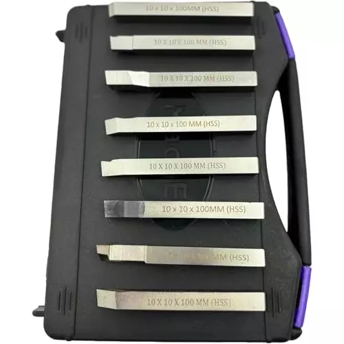 MachEl HSS Lathe Form Tool Set 10x10x100mm Square Shank