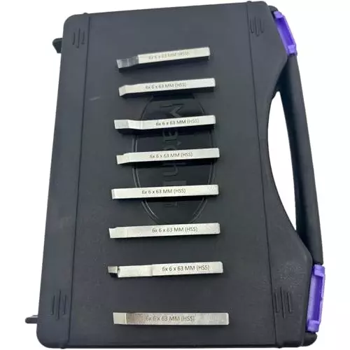 MachEl HSS Lathe Form Tool Set 6x6x63 mm Square Shank