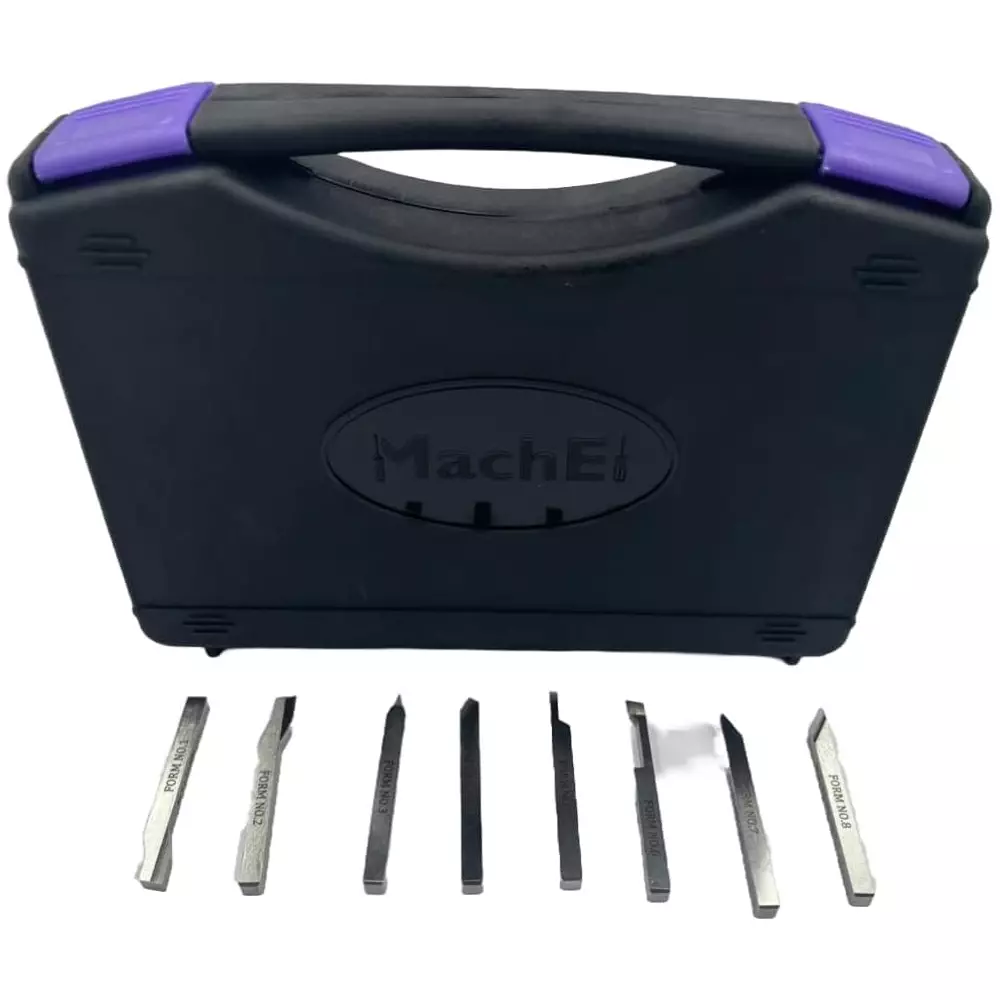 MachEl HSS Lathe Form Tool Set 6x6x63 mm Square Shank