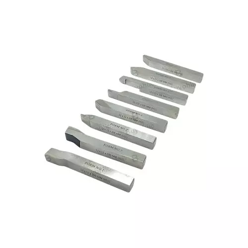 Buyohlic International HSS M2 Lathe Form Tool Set 16x16x125 mm Shank Size Hard and Ground - Turning, Threading Machine Tools, 1U-RXWV-MYJ0 (Set of 8)