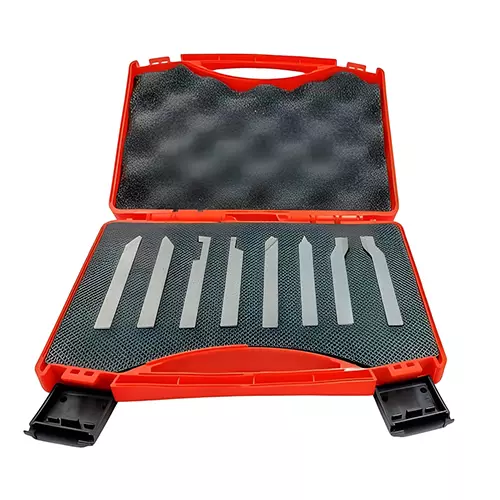 Buyohlic International HSS M2 Lathe Form Tool Set 8x8x80 mm Shank Size Hard and Ground - Turning, Threading Machine Tools, IA-S6IO-TIJ5 (Set of 8)