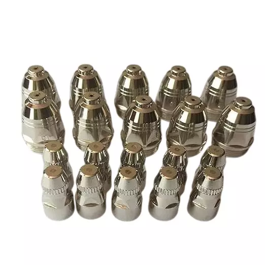 SHIV ALASKA P80 Plasma Consumables Torch Nozzle (10 Nozzle + 10 Electrode) (Set of 20 Pcs)