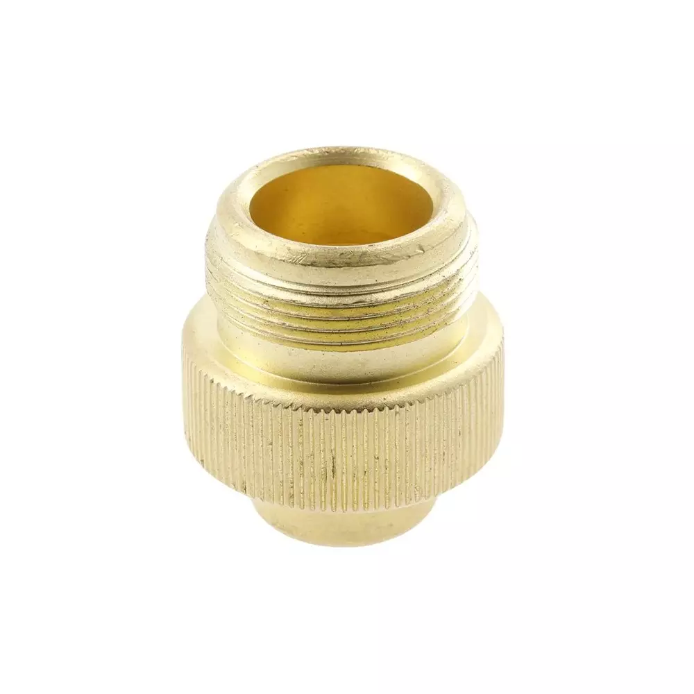 Hogert Technik Burner Adapter G 1 inch (25.4 mm) (M) x G 7/16 inch  (11.11 mm) (F) Brass Body and Corrosion Resistant, HT2C504